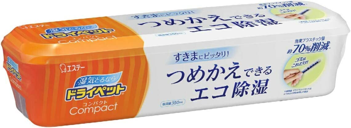 Amazon.co.jp: エステー ドライペットコンパクト 本体 350ml×5個